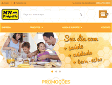 Tablet Screenshot of mnpropolisloja.com.br